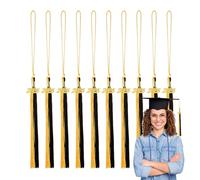 Huxibai Laureato 2025 | Ciondolo per la laurea 2025 | 10 Unità Decorazione per Cappello Universitario, Istituto, Masters, Servizio Fotografico E Scuola con Ciondolo Commemorativo