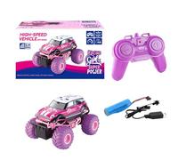 Huxibai RC Drift Car - Veicolo Con Telecomando Tutto Terreno | Giocattolo Telecomando 2.4 GHz per Bambini E Ragazze Oltre 5 Anni Avventure All'aperto Compleanno E Feste