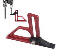 Huxibai Righello Di Altezza Per Carpenteria | Calibro Regolabile Per Trapano A Colonna,Accessorio Antiscivolo In Lega Di Alluminio Per Fabbricazione Di Mobili E Installazione Di Armadi