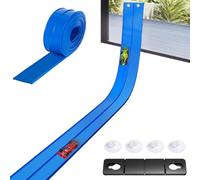 Huxibai Set Pista per Bambini,Pista Doppia Flessibile per Auto da Corsa 410cm Giocattolo Bambini | Giochi per Ragazzi Giardino Casa Famiglia Compleanno Esterno