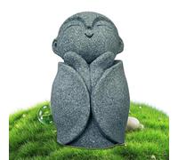 Huxibai Statua Buddha da Esterno, Statua in Pietra da Giardino Buddha, Scultura Calmante, Ornamento Buddhista Zen Per La Meditazione, La Stanza Yoga, La Casa, L'Acquario, La Vasca Per Pesci E La