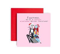 Huxters Divertente biglietto di Natale - Biglietto di Natale perfetto per uomini e donne, marito, moglie, fidanzato, fidanzata, 14,8 cm