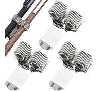 HuXuLoo F1A5 Porta-Penne a Molla Fisso, Acrilico, Argento