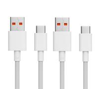 Huybaa 2-pack Cavi/Cavo da 120 W per Xiaomi Redmi Note 13 12 11 8 9 Pro 11S 10S 11T; Xiaomi 14 13 10T 11T Pro 12T 11 12 Lite, Mi 11T 10T Lite Pro, POCO X6/X5/C65/X4/F3/M5/M5/Mi Pad 5. 1.5 metri.