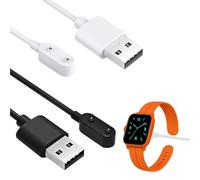 Huybaa 2 Pezzi Caricatore per Huawei Watch Fit/Fit 2/Fit New/Fit Mini, Huawei Band 10/9/8/7/6/6 PRO, Honor Band 9/7/6, Caricabatterie Magnetico con Cavo di Ricarica USB 1m, Nero E Bianco