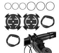 Huybaa 2PCS Supporto per Computer da Bici, Attacco Manubrio Universale per GPS Edge 200/500/520/800, Compatibile con iGPSPORT iGS50 iGS618 e Altri Ciclocomputer (Adatta a Diametri 22-40mm)