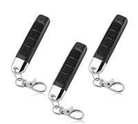 Huybaa 3PCS Telecomando Cancello Universali 433MHz, Telecomando Universale per Porta Garage con 4 Tasti, Clonazione Rapida con Codice Fisso per Cancelli e Garage