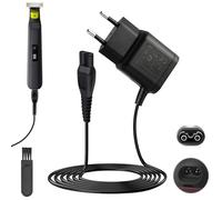 Huybaa Caricabatterie 15V HQ8505 per Rasoio, Trimmer e OneBlade Compatibile con Serie 3000 5000 7000 9000 MG7720 QP6510 BG5020 Trimmer Barba Cavo di Ricarica Alimentazione