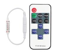 Huybaa Telecomando RF 11 Tasti, Dimmer LED 24V per Striscia LED, Controller di Striscia LED 5V-24V, Compatibile con SMD 5050 5630