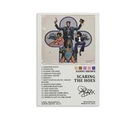 HUYEHEHERRY Poster artistico da parete con album "Scaring The Hoes" di Danny Brown, stampa artistica da parete su tela, design estetico, vintage, decorazione per soggiorno, 50 x 75 cm, senza cornice