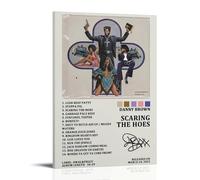 HUYEHEHERRY Poster artistico da parete con album "Scaring The Hoes" di Danny Brown, stampa artistica da parete su tela, design estetico vintage, poster decorativo per soggiorno, 20 x 30 cm, con