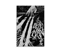 HUYEHEHERRY Poster artistico da parete con immagine di Dead Man, decorazione artistica da parete su tela, stile vintage, per soggiorno, 50 x 75 cm, senza cornice