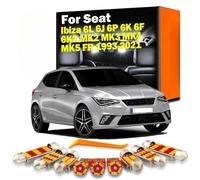 HUYQAPR Kit luci Interne a LED per Auto, per Seat Ibiza 6L 6J 6P 6K 6F 6K2 MK2 MK3 MK4 MK5 FR 1993-2019 2020 2021 lampadine a LED