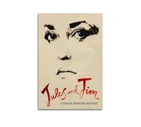 HUYREWHUYUU Jules Et Jim - Poster vintage, decorazione artistica da parete estetica da parete per soggiorno, camera da letto, 20 x 30 cm, senza cornice