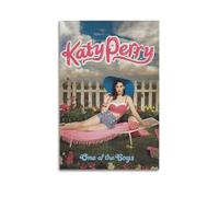 HUYREWHUYUU Poster di Katy Perry con album "One of the Boys", poster vintage, decorazione artistica da parete, decorazione artistica da parete per soggiorno, camera da letto, 50 x 75 cm, senza cornice