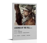 HUYREWHUYUU Poster "Legends of the fall" in stile vintage, decorazione artistica da parete su tela, per soggiorno, camera da letto, 30 x 45 cm, con cornice