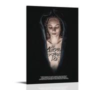 HUYREWHUYUU Poster vintage con scritta in inglese "The Autopsy of Jane Doe" su tela, decorazione artistica da parete per soggiorno e camera da letto, 20 x 30 cm, con cornice