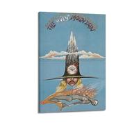 HUYREWHUYUU Poster vintage The Holy Mountain, poster decorativo da parete estetico, decorazione artistica da parete per soggiorno, camera da letto, 30 x 45 cm, con cornice