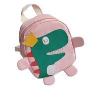 HUYTBYG Simpatico zaino per bambini con animali dello zoo in peluche piccola borsa a tracolla per bambini asilo nido borsa da viaggio per Natale compleanno piccole borse di tela per bambini, rosa, One