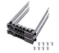 HUYUN 2.5" SSD SATA Hard Disk Drive HDD Adapter Caddy Tray CAGE Hot Swap Plug (G176J 2.5" Vassoio per Dell)