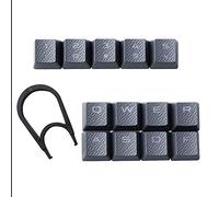 HUYUN Cherry MX Key Switch FPS & MOBA Gaming Keycaps Retroilluminati Tappi di ricambio per tastiere Corsair Gaming (13 tasti grigio)
