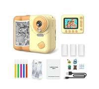Huzeye Snapalette Printcam, fotocamera digitale portatile 1080p HD per bambini, con registrazione video istantanea