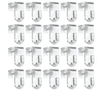 HUZNA 20 Ganci Decorativi per Finestre,Gancio per Finestra da Appendere,per Finestre e Porte Fino a 17 mm di Spessore,per Ghirlanda Luminosa,Stella di Natale,35 x 17 mm