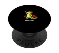 Huzzah Dragon Assassin Funny Blade Meme Novelty Quote Pun PopSockets PopGrip Adesivo