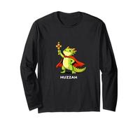 Huzzah Dragon Priest Funny Relic Meme Novelty Humor Quote Maglia a Manica