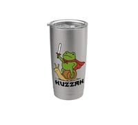 Huzzah Frog Knight Riding a Snail Funny Sword Meme Bicchiere termico in acciaio inox doppia parete