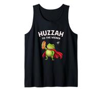 Huzzah per Il Wiener Frog Knight Hot Dog Gamer Snack Canotta