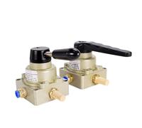 HV-02 HV-03 HV-04 HV200-02 HV300-03 HV400-04 Valvola rotativa pneumatica a comando manuale a 3 posizioni e 4 vie Interruttore pneumatico ad azionamento manuale(HV 03 W 10mm)