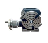 HV4 Diametro 110mm Fresatrice verticale e orizzontale Tavola rotante Alta precisione Per uso fai da te