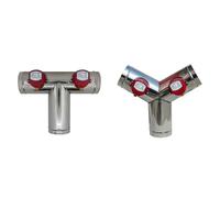 HVAC 125mm Valvola serranda aria in acciaio inossidabile Valvola di ritegno motorizzata elettrica for valvola del tubo di ventilazione del condotto da 5 pollici 220V 24V 12(T Type,AC 24V)