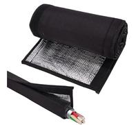 HVAC - Avvolgitubo resistente ai raggi UV a 3 strati con tessuto Oxford 600D, cotone perla e fodera in alluminio, ideale per tubi di condizionamento, cavi, tubi dell'acqua e