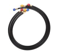 HVAC Charging Hose - 3pcs | HVAC Auto Hose Kit For Refrigerant Charging | Strong Sealing Car Fluorinated Refrigerant Pipe For Trucks, Mini Cars, SUVs, And RVs Effective Functionality
