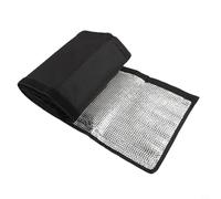 HVAC - Copertura isolante per tubi in rame con design a tre strati resistente alle intemperie per condizionatore d'aria split system e sistemi mini split senza condotto, 182 x 25 cm, nero