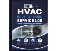 HVAC Duct Cleaning Service Log Book: Commercial Air Ventilation Maintenance Journal | Indoor Air Quality Assessment Ledger & Professional System Testing Notebook (8.5 x 11 Inches)