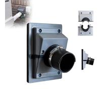 HVAC Kit di copertura per penetrazione e linea a parete, kit di copertura murale split AC con guarnizione morbida, soluzione di finitura retrofit, copertura penetrazione pareti HVAC per condizionatore