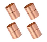 HVAC Refrigerazione Pompe di calore Raccordi per giunti di sudore Connettori per tubi in rame diritto Diametro 3/4 di pollice per condizionatori d'aria Accessori idraulici in rame rosso per HVAC