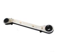 Hvac Service - Set di chiavi a cricchetto con dimensioni da 1/4 3/16 5/16 e 3/8 pollici, realizzato in acciaio zincato 45# con design compatto a forma di L da 14 cm per una gestione efficiente del