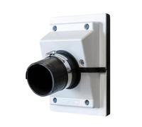 HVAC - Set di copertura per passacavo da parete per esterni, cavo AC, manicotto di protezione per tubi refrigeranti, sistemi di pompe di calore, condizionatori, idraulici, tecnici