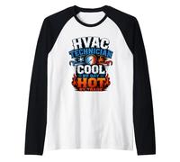 HVAC Tecnico Cool By Day Hot Trade Maglia con Maniche Raglan