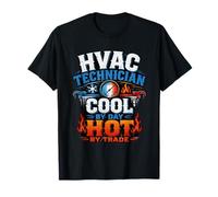 HVAC Tecnico Cool By Day Hot Trade Maglietta