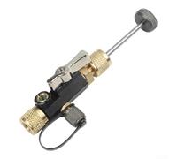 HVAC Utensile per nuclei della valvola 1/4" con vetro trasparente per | Lega di rame, pulsante magnetico, vetro di visualizzazione per un lavoro preciso, senza meccanismo di scatto