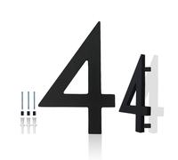 Hvatry Numeri civici per esterni, 15,2 cm, numeri di indirizzo galleggianti moderni per porta d'ingresso, strada, appartamento, fattoria, numeri ad alta visibilità migliorano il fascino esterno della