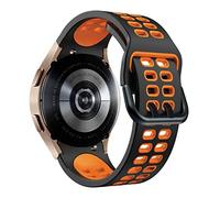 HVBIHRJIP 20mm Official Silicone Strap For Galaxy Watch4 Classic 46 42mm/44 40mm Smartwatch Ridge Sport Bracelet Watch Band Correa
