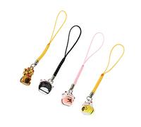 HVBIHRJIP Keeechains 8pcs Luck Borse Cat Pendiants Chay Charms per borse artigianato Accessori carini portachiavi decorativi