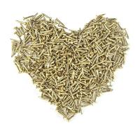 HVDHYY 1.5 * 15mm Testa Rotonda Piccolo Chiodi di Legno Decorative Chiodi DIY Tecnologia piccole unghie da Te Accessori Oro 500PCS