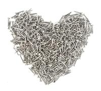 HVDHYY 1.5 * 15mm Testa Rotonda Piccolo Chiodi di Legno Decorative Chiodi DIY Tecnologia piccole unghie da Te Accessori Argento 500PCS